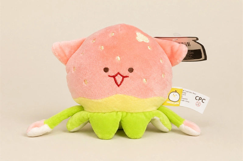 Mini plush toy keychain and bag charm