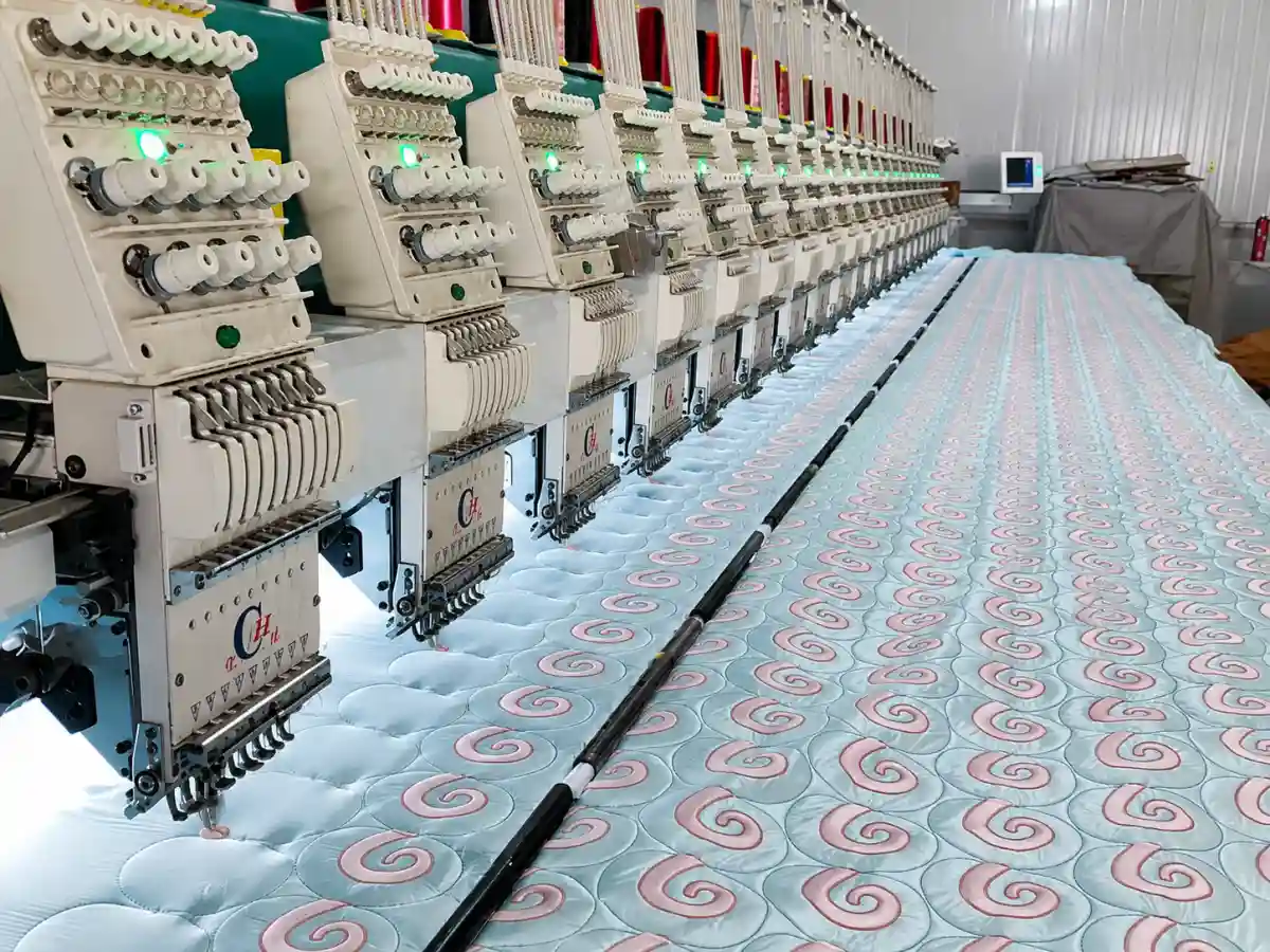 Custom plush fabric and textile rolls