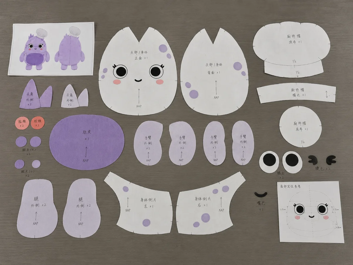 Pattern development and cutting templates