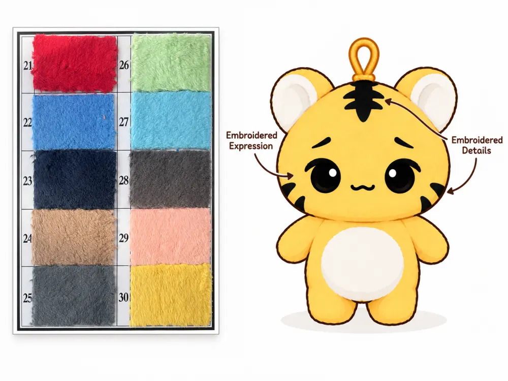 Custom plush keychain design and construction review