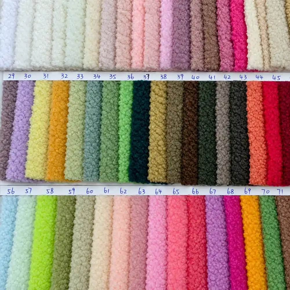 Plush bag colors, embroidery, and surface details