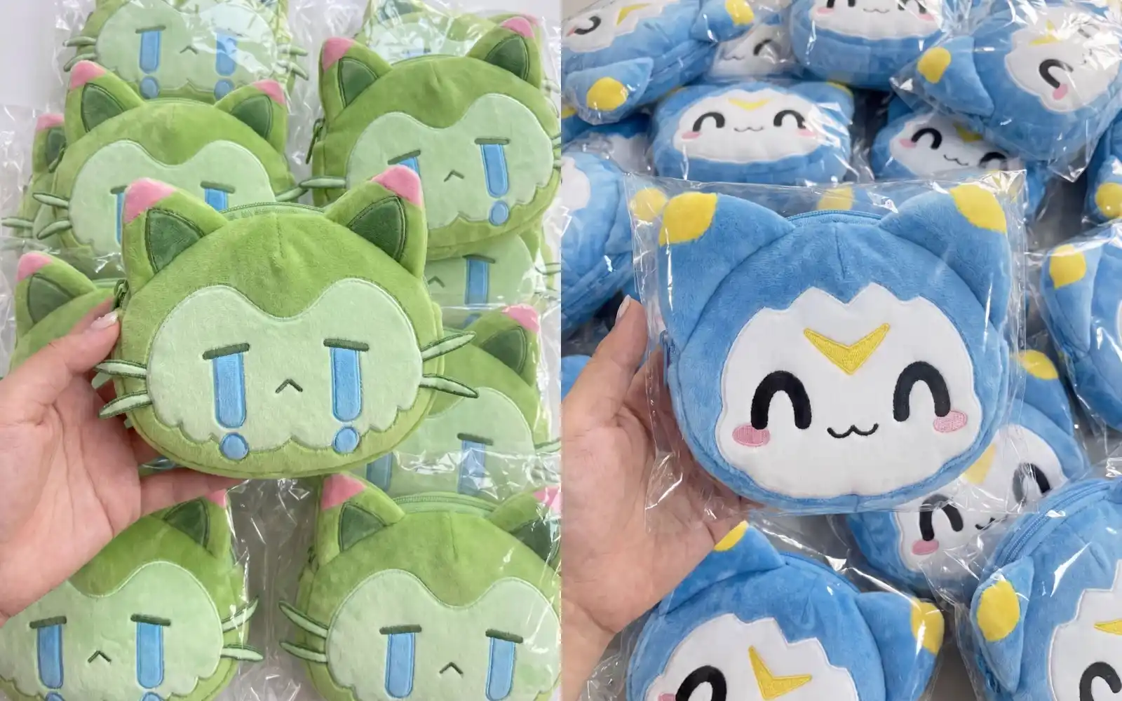 Bulk plush bag production and quality control